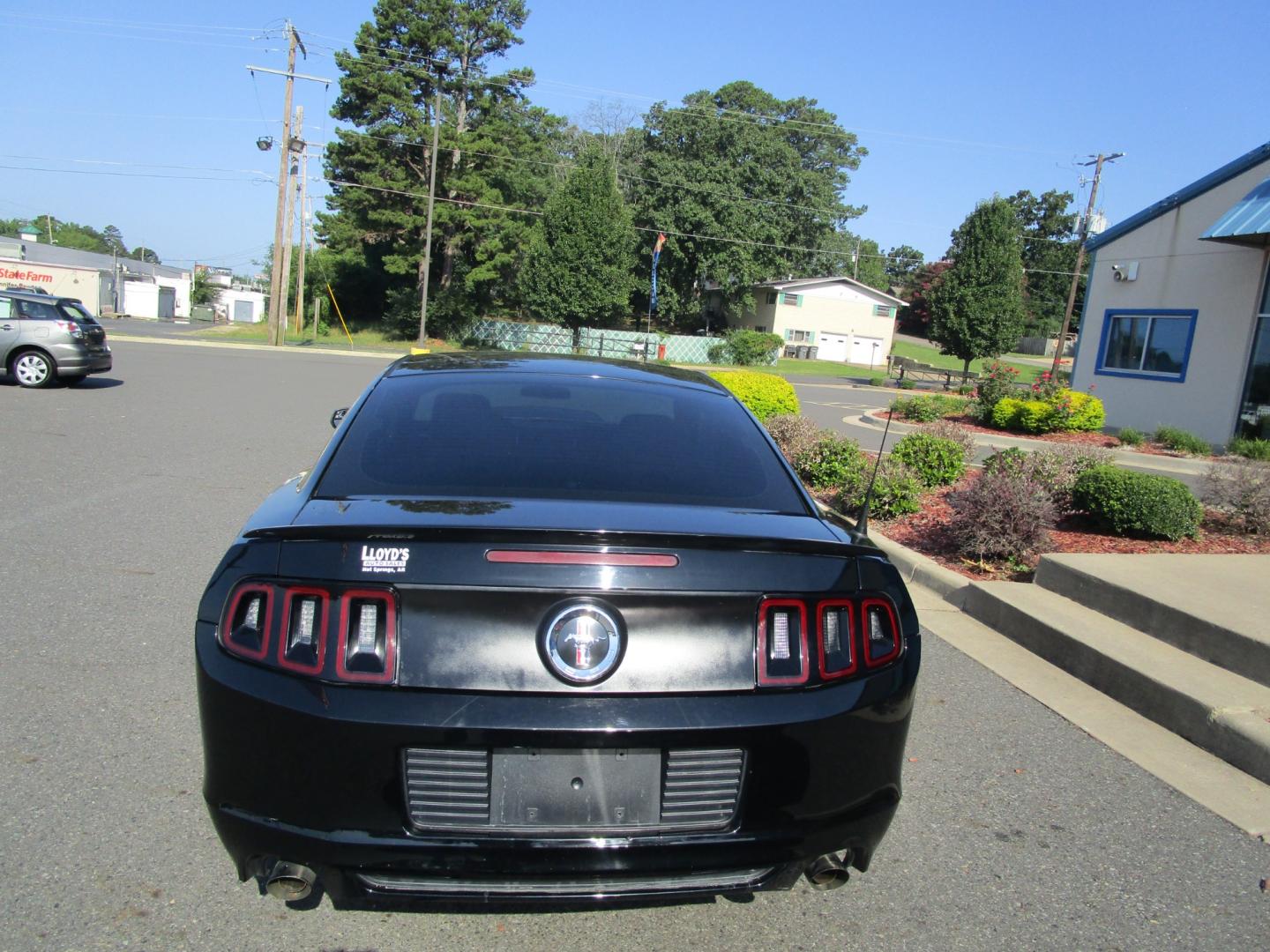 2014 BLACK Ford Mustang V6 Coupe (1ZVBP8AM3E5) with an 3.7L V6 DOHC 24V engine, located at 1814 Albert Pike Road, Hot Springs, AR, 71913, (501) 623-1717, 34.494228, -93.094070 - Photo#3