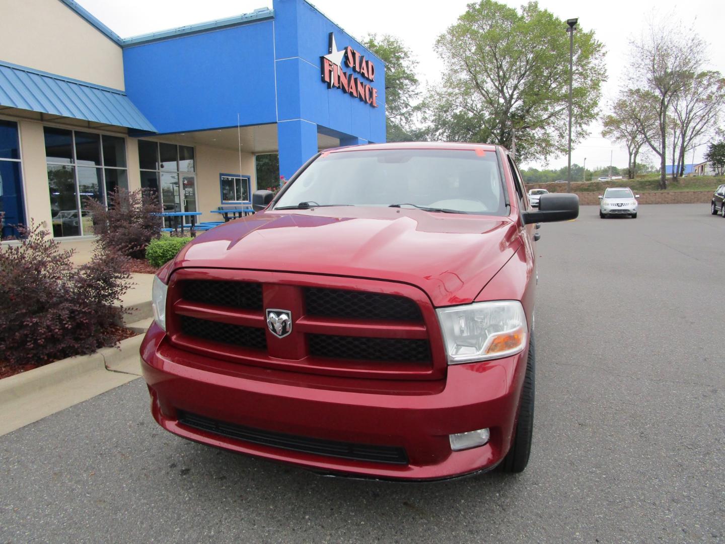 2012 MAROON Dodge Ram 1500 ST Crew Cab 2WD (1C6RD6KT9CS) with an 5.7L V8 OHV 16V engine, 6-Speed Automatic transmission, located at 1814 Albert Pike Road, Hot Springs, AR, 71913, (501) 623-1717, 34.494228, -93.094070 - Photo#1