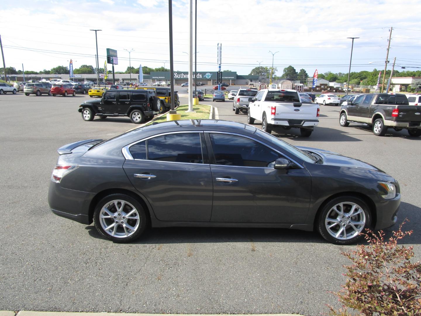 2012 Grey /Black / Leather Nissan Maxima SV (1N4AA5AP6CC) with an 3.5L V6 DOHC 24V engine, Continuously Variable Transmission transmission, located at 1814 Albert Pike Road, Hot Springs, AR, 71913, (501) 623-1717, 34.494228, -93.094070 - Photo#1