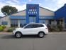 2012 WHITE /Gray / Cloth Hyundai Santa Fe GLS 2.4 FWD (5XYZG3AB3CG) with an 2.4L L4 DOHC 16V engine, 6-Speed Automatic transmission, located at 1814 Albert Pike Road, Hot Springs, AR, 71913, (501) 623-1717, 34.494228, -93.094070 - Photo#0