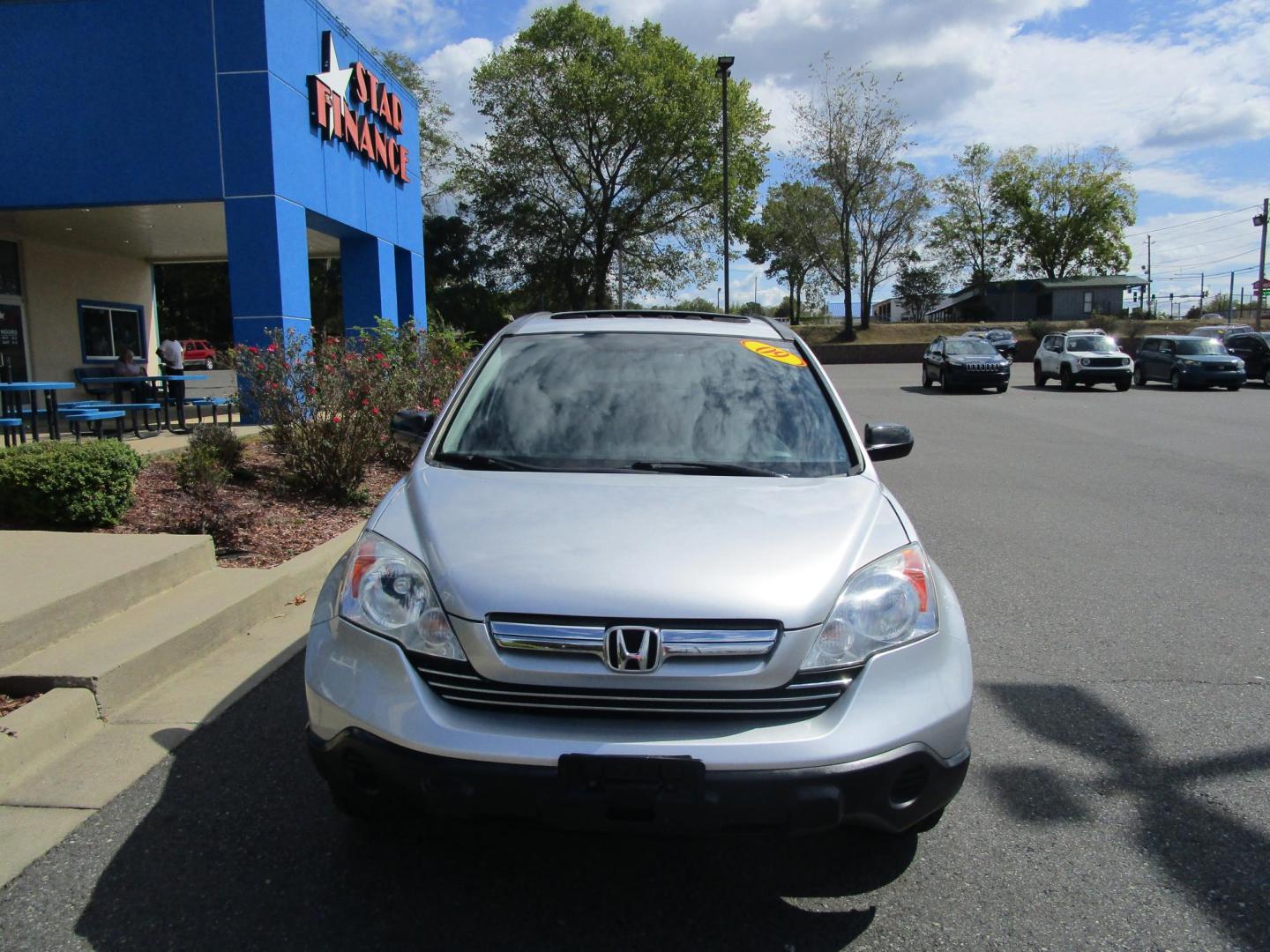 2009 SILVER /Black/Cloth Honda CR-V EX 4WD 5-Speed AT (3CZRE48519G) with an 2.4L L4 DOHC 16V engine, 5-Speed Automatic transmission, located at 1814 Albert Pike Road, Hot Springs, AR, 71913, (501) 623-1717, 34.494228, -93.094070 - Photo#1