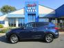 2018 Blue /TAN Hyundai Santa Fe Sport 2.4 FWD (5XYZT3LB6JG) with an 2.4L L4 DOHC 16V engine, 6A transmission, located at 1814 Albert Pike Road, Hot Springs, AR, 71913, (501) 623-1717, 34.494228, -93.094070 - Photo#0