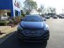 2018 Blue /TAN Hyundai Santa Fe Sport 2.4 FWD (5XYZT3LB6JG) with an 2.4L L4 DOHC 16V engine, 6A transmission, located at 1814 Albert Pike Road, Hot Springs, AR, 71913, (501) 623-1717, 34.494228, -93.094070 - Photo#1