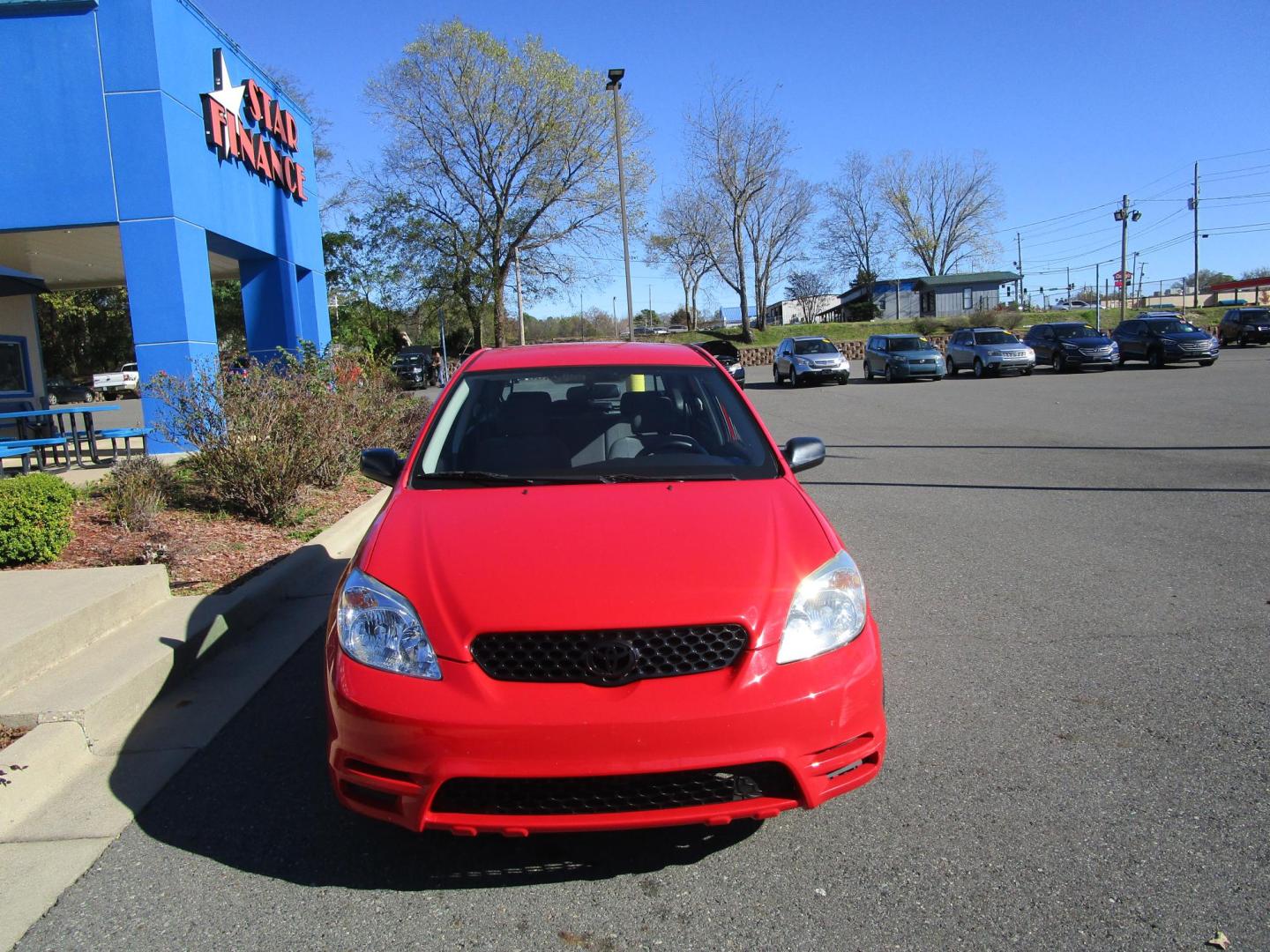 2004 RED Toyota Matrix 2WD (2T1KR32E94C) with an 1.8L L4 DOHC 16V engine, located at 1814 Albert Pike Road, Hot Springs, AR, 71913, (501) 623-1717, 34.494228, -93.094070 - Photo#1