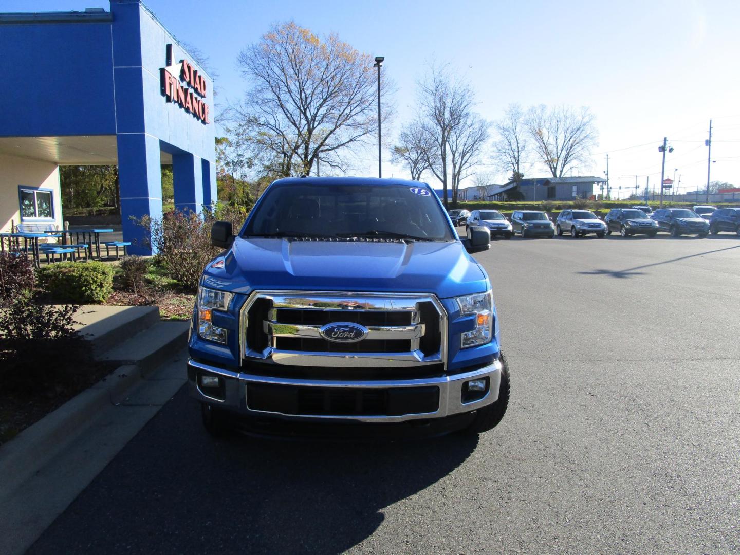 2015 Blue Ford F-150 Lariat SuperCab 6.5-ft. Bed 4WD (1FTFX1EG9FK) with an 3.5L V6 DOHC 24V engine, 6-Speed Automatic transmission, located at 1814 Albert Pike Road, Hot Springs, AR, 71913, (501) 623-1717, 34.494228, -93.094070 - Photo#1