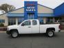 2012 WHITE /GREY Chevrolet Silverado 1500 Work Truck Ext. Cab 2WD (1GCRCPEA4CZ) with an 4.8L V8 OHV 16V engine, 4-Speed Automatic transmission, located at 1814 Albert Pike Road, Hot Springs, AR, 71913, (501) 623-1717, 34.494228, -93.094070 - Photo#0